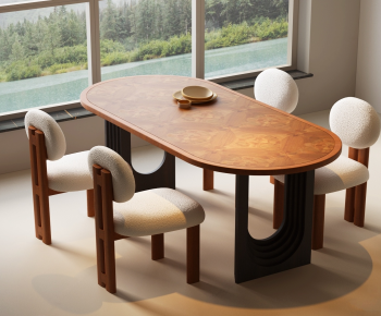 Modern Dining Table And Chairs-ID:156481038