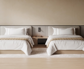 Modern Single Bed-ID:204789635