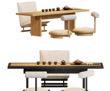 Japanese Style Tea Tables And Chairs-ID:948081022