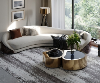 Modern Curved Sofa-ID:963356973