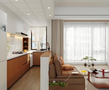 Modern A Living Room-ID:805346972