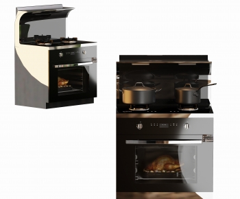 Modern Kitchen Electric Gas Range-ID:664210399