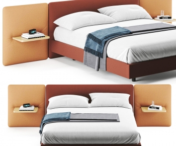 Modern Double Bed-ID:612161223