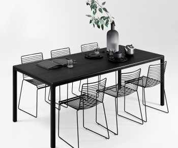 Modern Dining Table And Chairs-ID:800324925