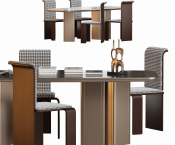 Modern Dining Table And Chairs-ID:628129014