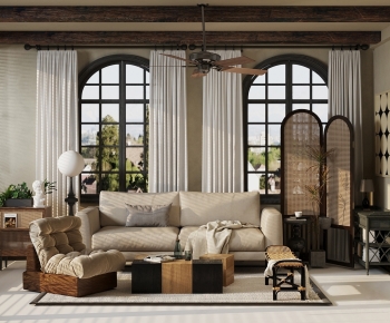 Modern A Living Room-ID:526331904