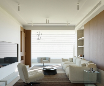 Modern A Living Room-ID:655925041