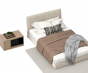 Modern Single Bed-ID:872347126