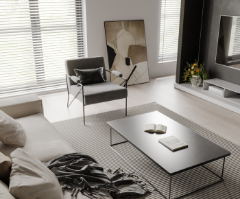 Modern A Living Room-ID:189843898