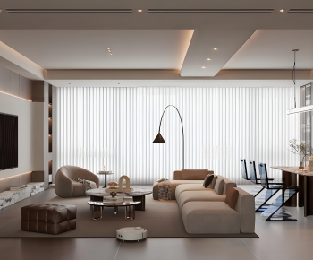 Modern A Living Room-ID:550084116