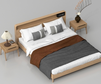 Modern Double Bed-ID:237519038