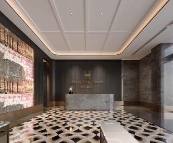 Modern Office Reception Desk-ID:773255118