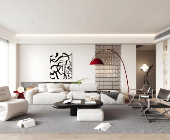 Modern A Living Room-ID:620687962