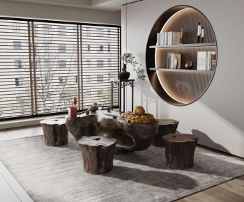 New Chinese Style Tea House-ID:833605053