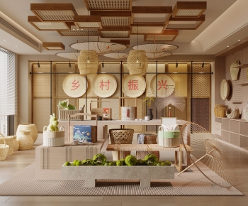 New Chinese Style Exhibition Hall-ID:491811045