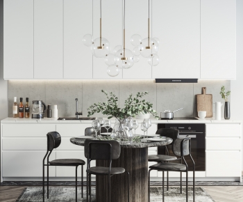 Modern Dining Table And Chairs-ID:796549384