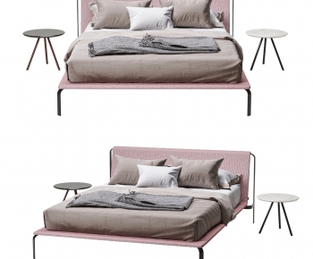 Modern Double Bed-ID:859739856