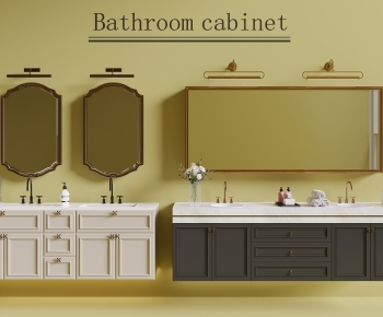 French Style Bathroom Cabinet-ID:155915023