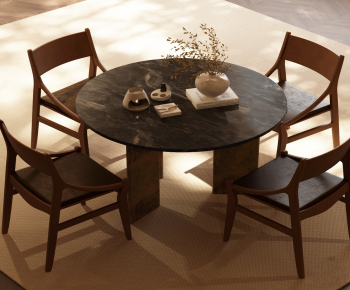 Modern Dining Table And Chairs-ID:106329923