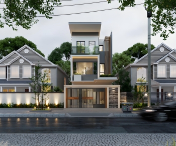Modern Detached Villa-ID:635982042
