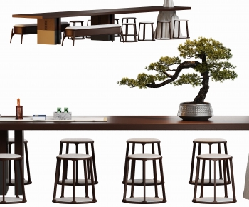 New Chinese Style Tea Tables And Chairs-ID:389130124