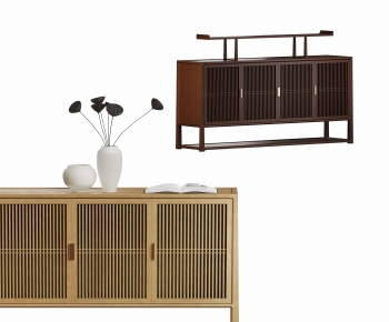 New Chinese Style Side Cabinet-ID:456808096