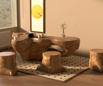 Modern Tea Tables And Chairs-ID:878755098