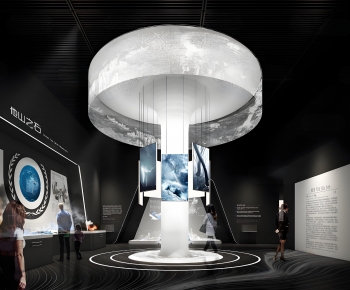 Modern Exhibition Hall-ID:417711971