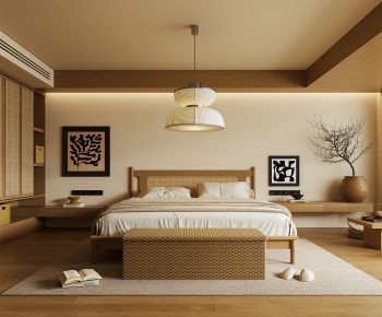 Wabi-sabi Style Bedroom-ID:537117005