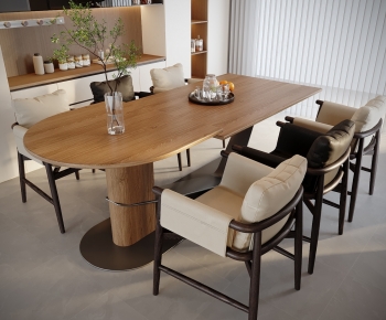 Modern Dining Table And Chairs-ID:436877977