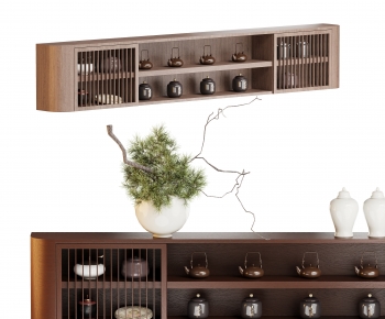 New Chinese Style Decorative Cabinet-ID:427097089