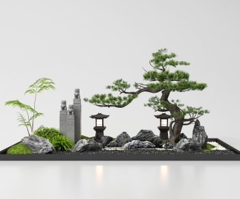 New Chinese Style Plant Landscaping-ID:851183893