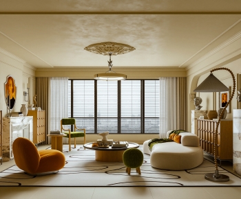 French Style A Living Room-ID:856319902