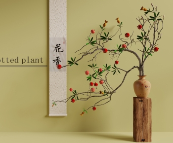 New Chinese Style Potted Green Plant-ID:275793083