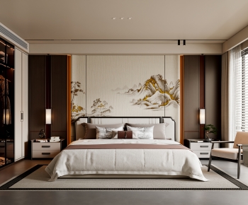 New Chinese Style Bedroom-ID:843208073