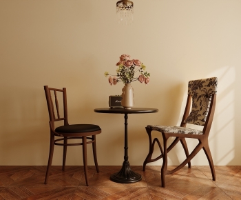 French Style Leisure Table And Chair-ID:823057894