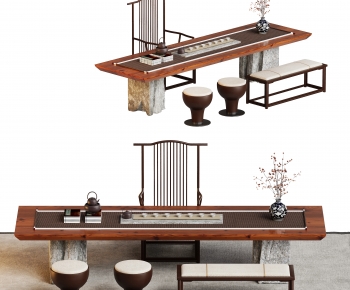 New Chinese Style Tea Tables And Chairs-ID:877949008