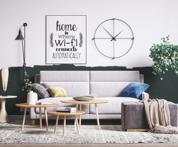 Nordic Style Sofa Combination-ID:118371017
