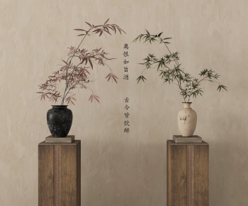 New Chinese Style Potted Green Plant-ID:589858064