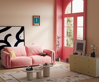 French Style A Living Room-ID:840806015