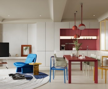 Modern Dining Room-ID:888535981