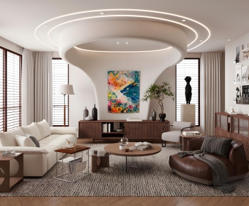 Modern A Living Room-ID:830251934