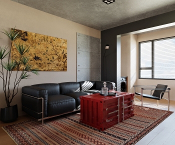 Industrial Style A Living Room-ID:239331013