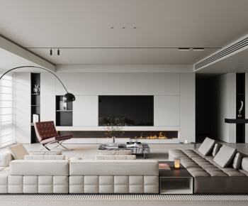 Modern A Living Room-ID:982456927