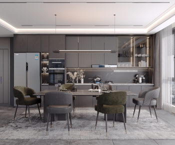 Modern Dining Room-ID:719314104