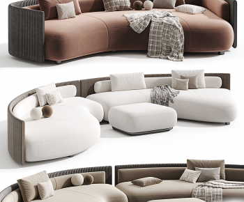 Modern Curved Sofa-ID:129449415