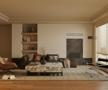 French Style A Living Room-ID:692487007