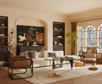 Modern A Living Room-ID:410577068