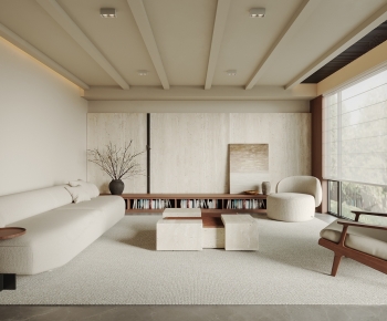 Modern A Living Room-ID:619330889