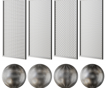 Modern Metal Screen Partition-ID:610250956